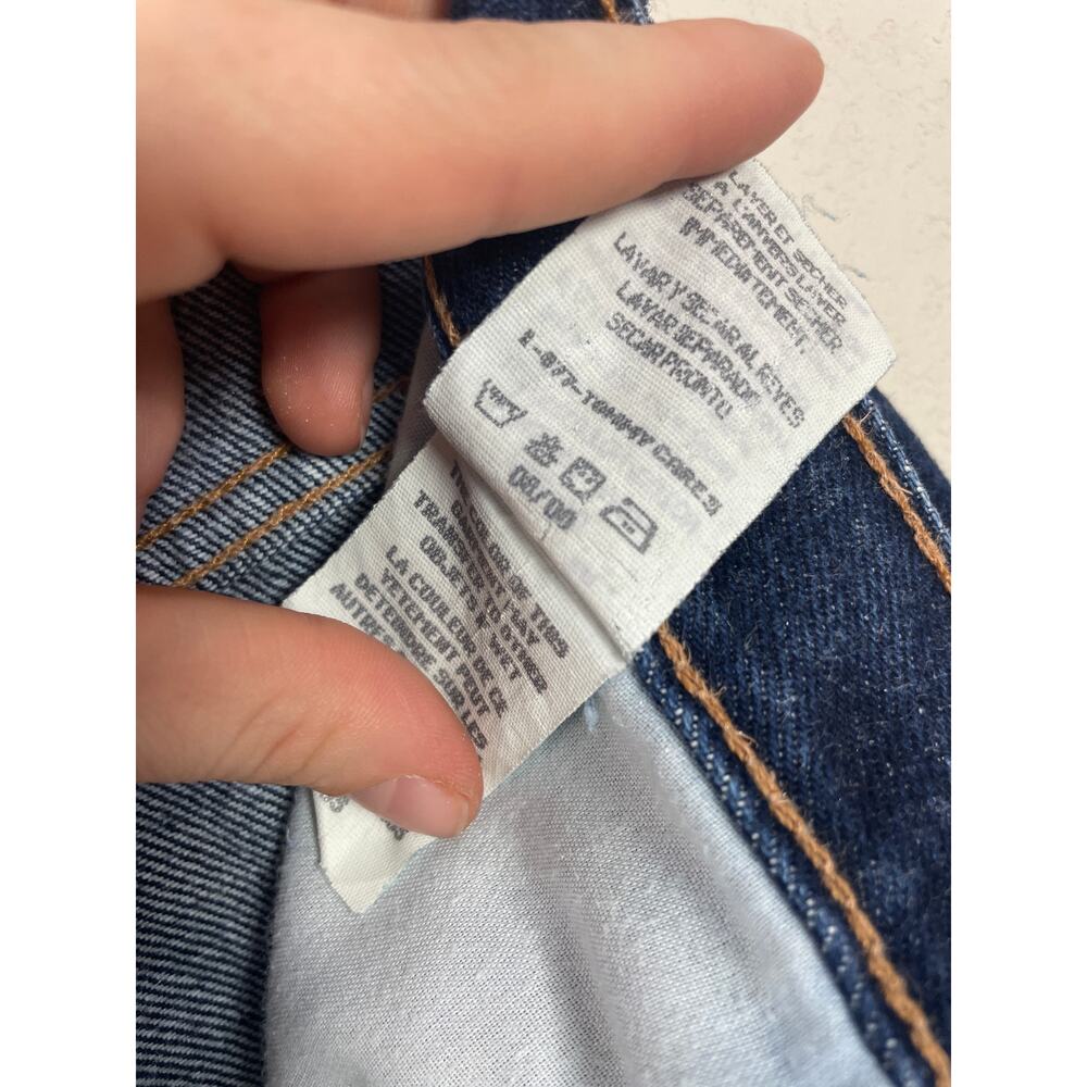Y2K Vintage Tommy Hilfiger Perfect T Straight Leg High Rise Cropped Jeans‎ SZ 10 - Picture 6 of 6